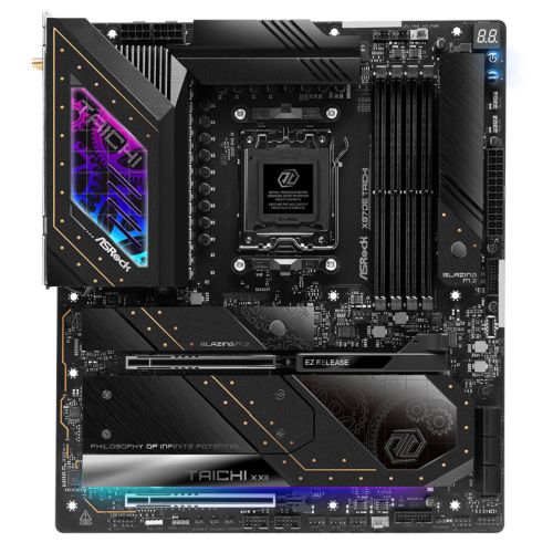 Asrock X870E TAICHI, AMD X870E, AM5, EATX, 4 DDR5, HDMI, 2 USB4, Wi-Fi 7, 5G LAN, RGB, 4x M.2 Asrock X870E TAICHI, AMD X870E, AM5, EATX, 4 DDR5, HDMI, 2 USB4, Wi-Fi 7, 5G LAN, RGB, 4x M.2